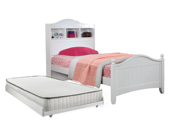 Daisy Super Single Bed Frame with Pull Out Single Bed